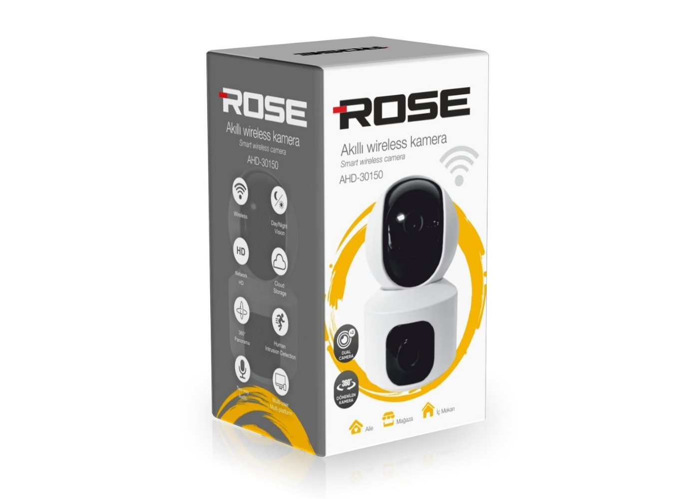 ROSE AHD 30150 AKILLI WİFİ BEBEK KAMERASI 2 KAMERA