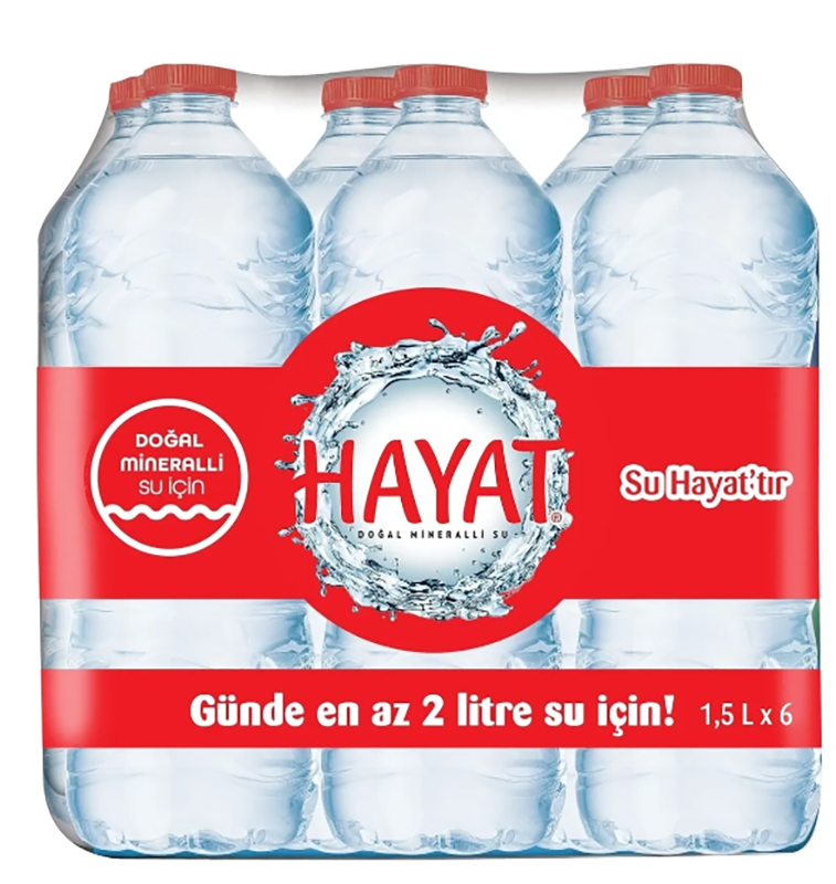HAYAT POZANTI 1,5 LT  6 ADET (1 KOLİ)