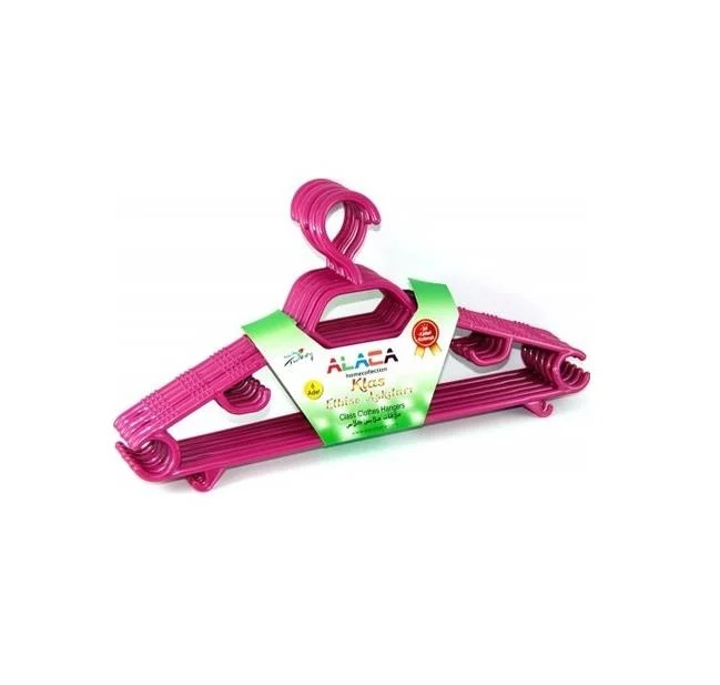 ALACA LÜKS DÖNER BAŞLIKLI ELBİSE ASKISI 6 LI