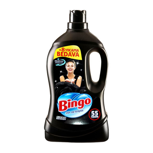 BİNGO SIVI DETERJAN SİYAHLAR İÇİN 3000 ML