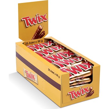 TWIX BAR 50 GR 25 ADET
