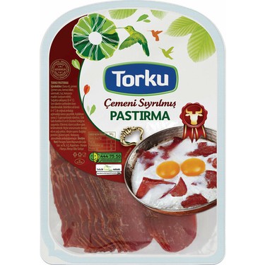 TORKU DİLİMLİ Ç.SIYRILMIŞ PASTIRMA 120 GR