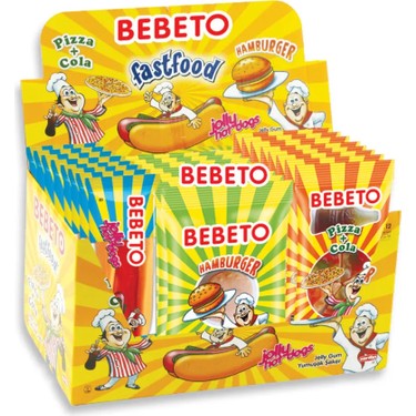 BEBETO FAST FOOD 10 GR 96 ADET