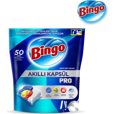 BİNGO BULAŞIK TABLETİ PRO 50 Lİ