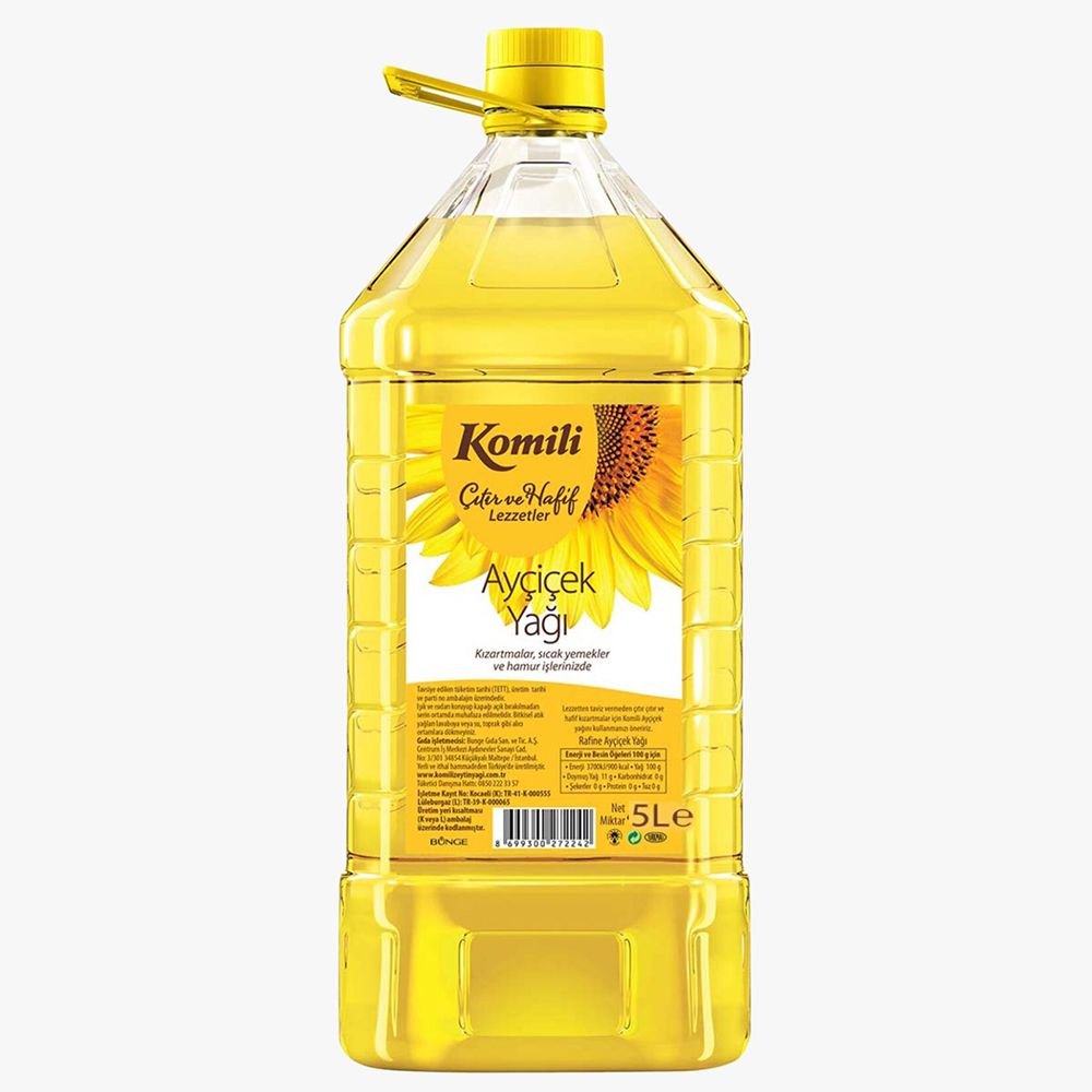 KOMİLİ AYÇİÇEK KUBBELİ PET 5 LT 