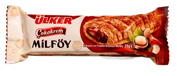 ÜLKER MİLFÖY ÇOKOKREM DOLGU 28 G