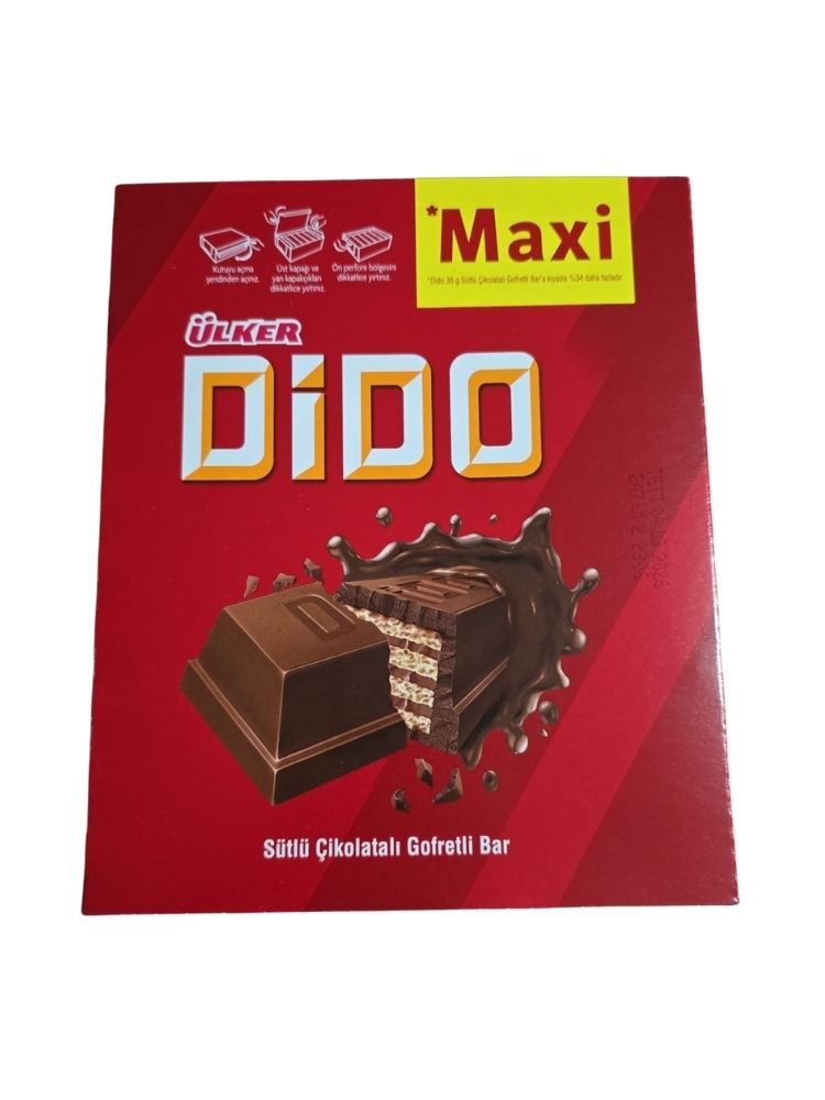 ÜLKER DİDO SÜTLÜ MAXİ GOFRET 47 G 18 ADET