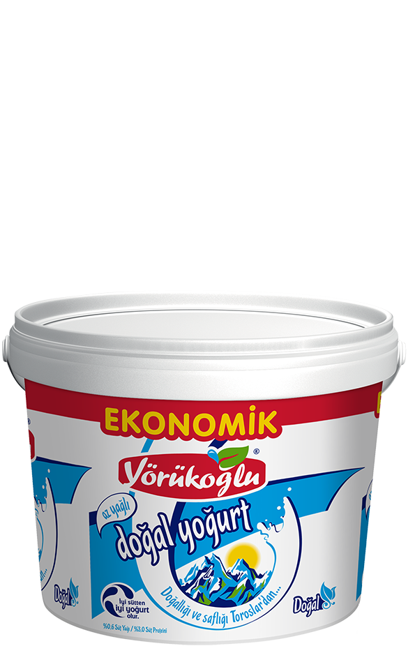 YÖRÜKOĞLU 3 KG AZ YAĞLI YOĞURT  ( 4 ADET )