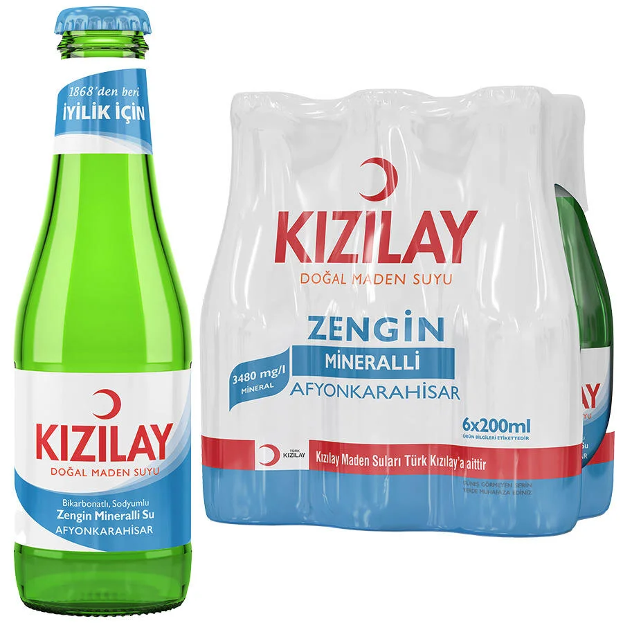 KIZILAY SADE SODA 200 CC 6 ADET (1 PAKET)