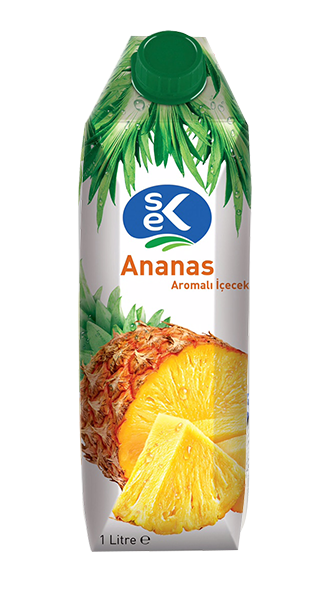 SEK ANANAS MEYVE SUYU 1 LT 12 ADET (1 KOLİ)