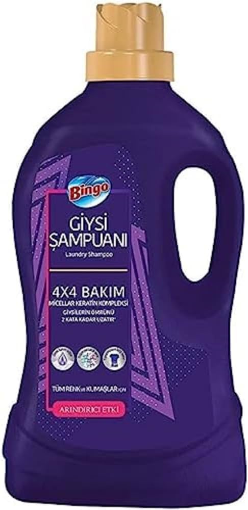 BİNGO GİYSİ ŞAMPUANI 3 LT