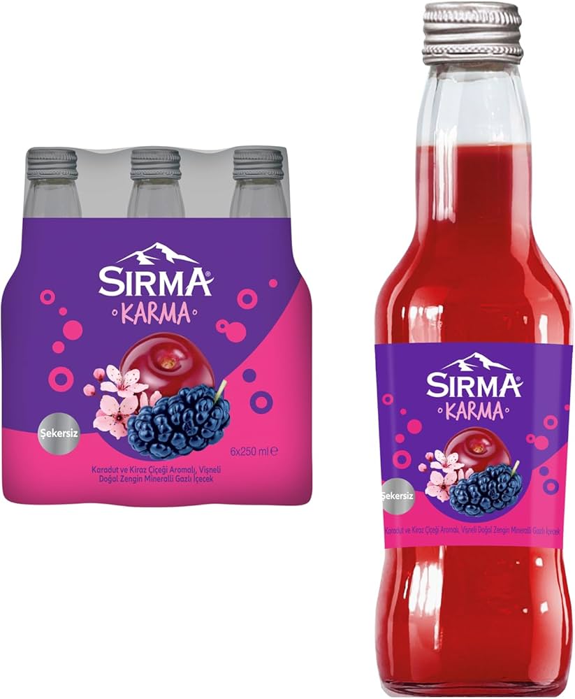 SIRMA 0.25 LT KARMA KARADUT-VİŞNE 24 ADET