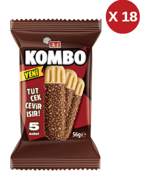 ETİ KOMBO 56 GR (18 ADET)