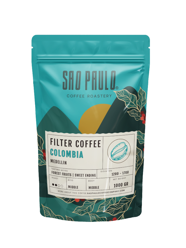 SAO PAULO COLOMBİA FİLTRE KAHVE 1000 GR