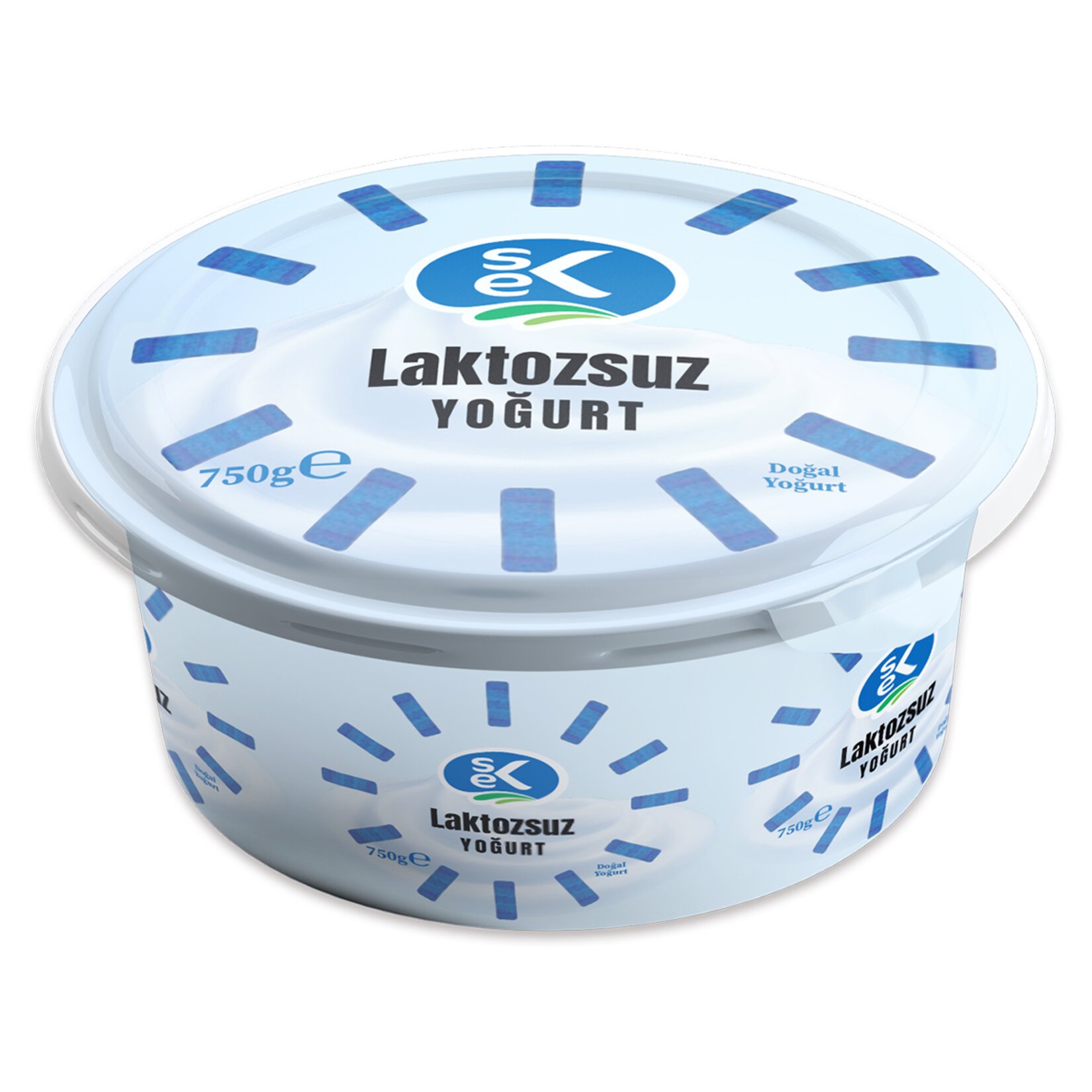 SEK LAKTOZSUZ YOĞURT 750 GR YARIM YAĞLI 9 ADET
