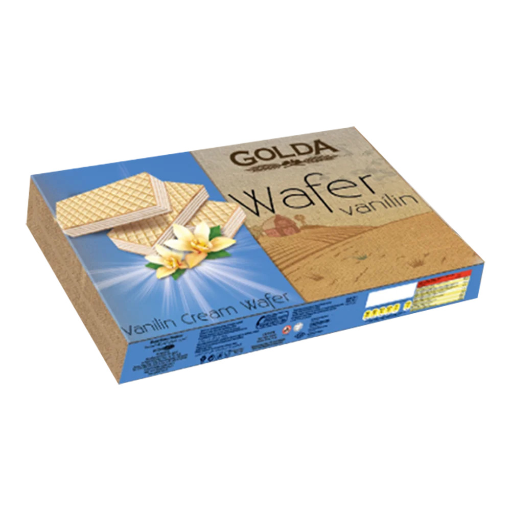 GOLDA WAFERS SADE VANİLYA AROMALI GOFRET175 GR*20  (1 KOLİ)