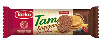 TORKU TAM RUŞEYMLİ ÇİKOLATALI BİSKÜVİ 84 GR