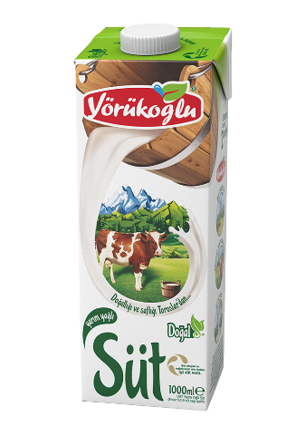 YÖRÜKOĞLU 1 LT YARIM YAĞLI SÜT (EDGE) 12 ADET
