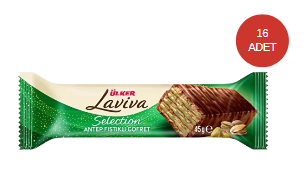 ÜLKER LAVİVA SELECTİON ANTEP FISTIKLI 45 G 18 ADET
