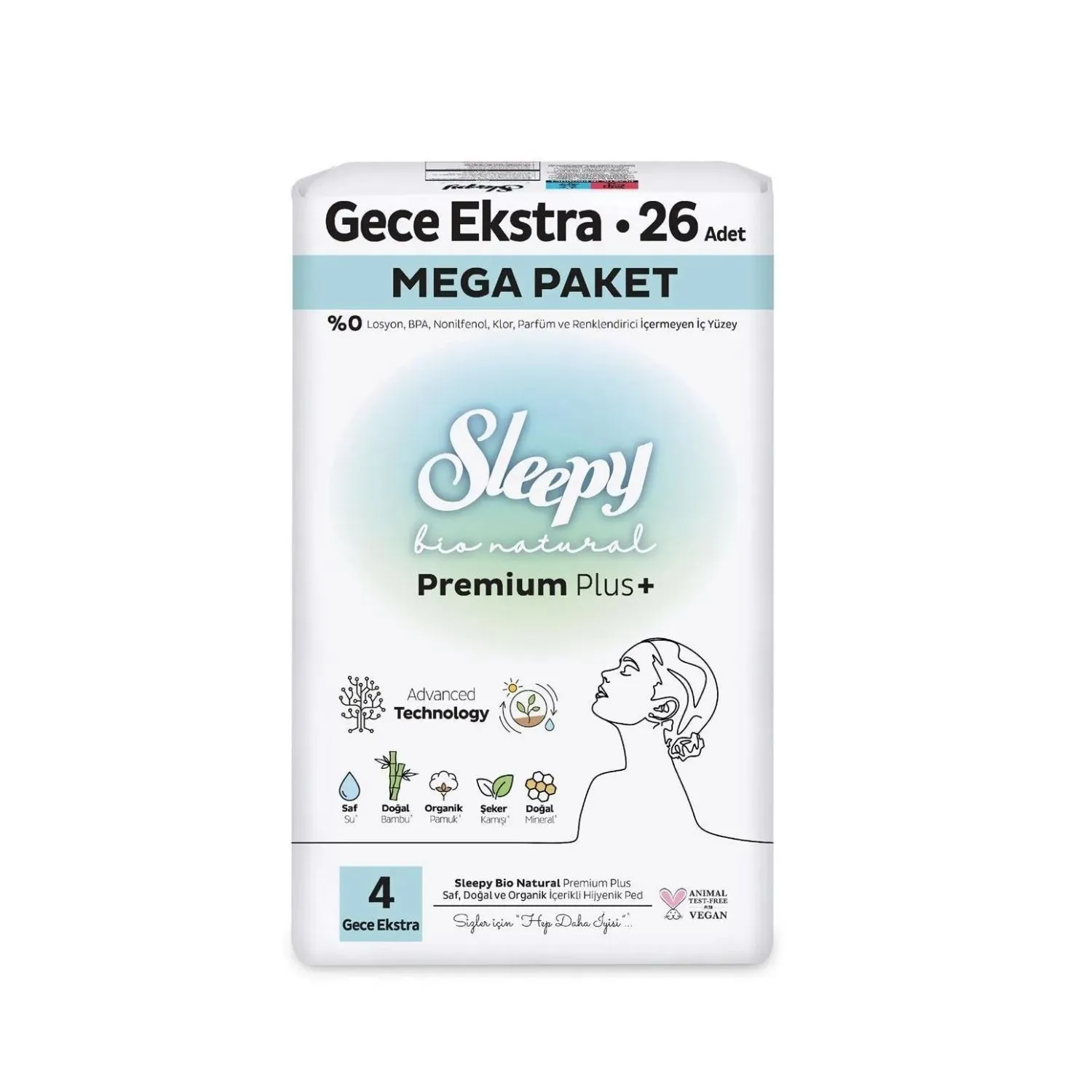 SLEEPY BIO NATURAL MEGA GECE EXTRA 