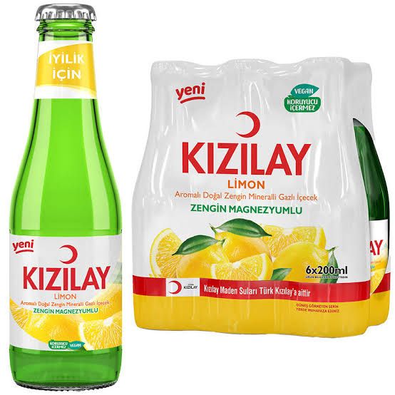 KIZILAY MEYVELİ LİMONLU 200 CC 6 ADET (1 PAKET)