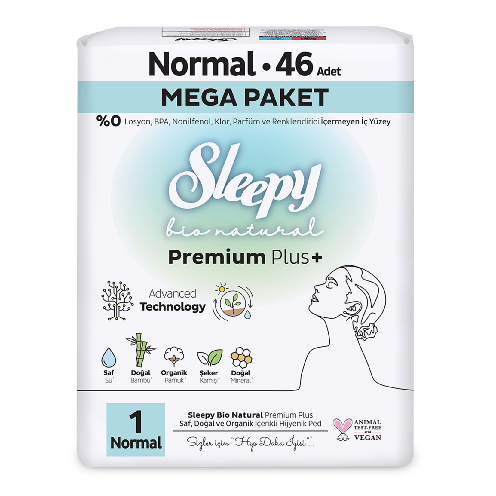 SLEEPY BIO NATURAL MEGA NORMAL 46LI