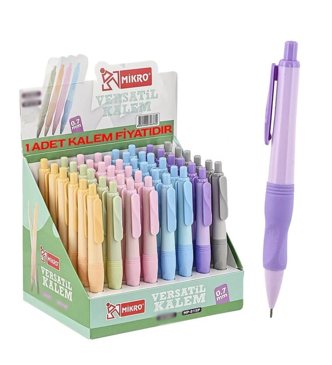 MiKRO MP-815P 0,5 PASTEL VERSATiL KALEM