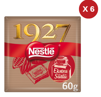 NESTLE 1927 Choc W Mlk Sqr 60g) TR (6 ADET)