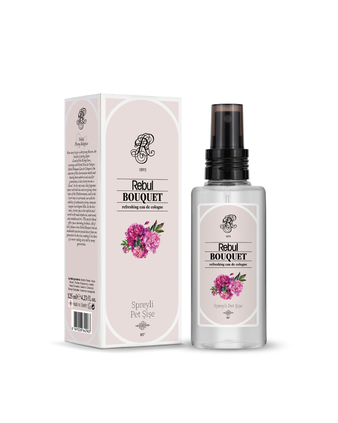 REBUL 125 ML BOUQUET KOLONYA PET