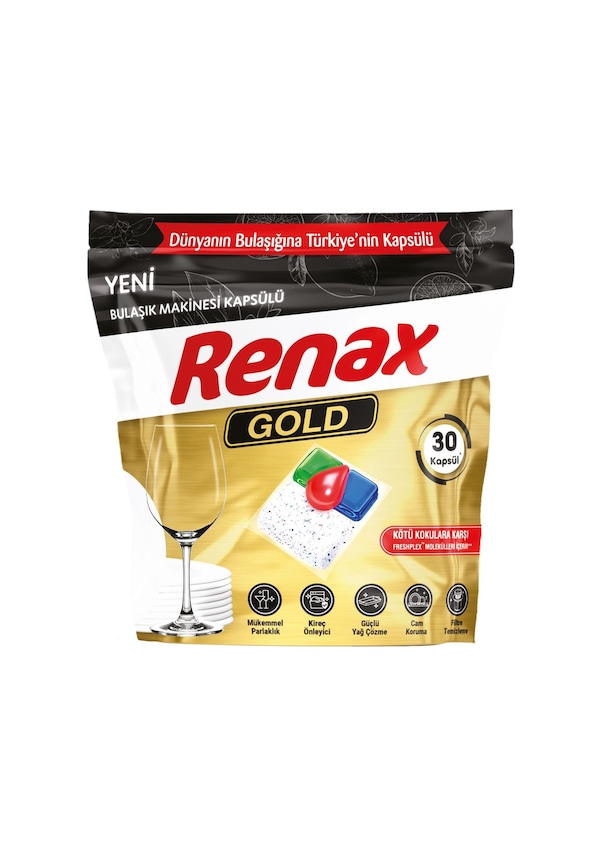 RENAX GOLD BULAŞIK MAKİNESİ KAPSÜL 70 AD.