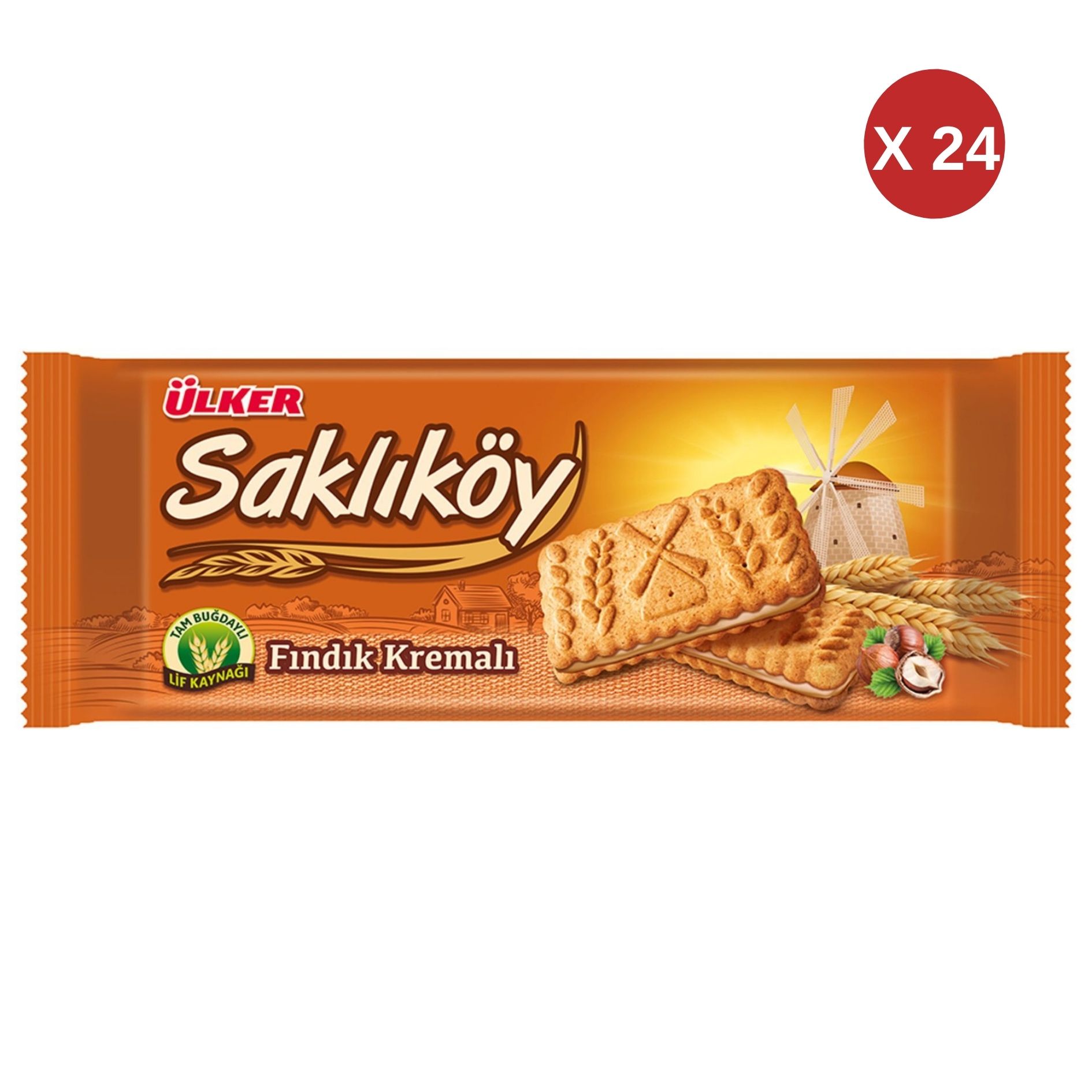 ÜLKER SAKLIKÖY FIND. KREMALI 100 GR (24 ADET)