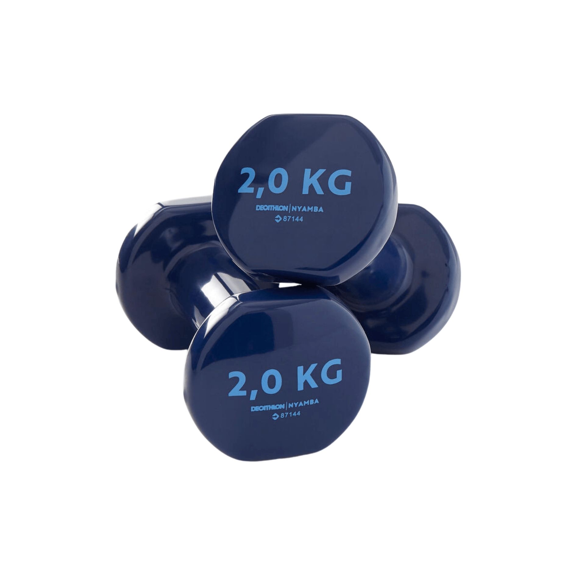 Lacivert 2 Kğ Dambıl -2 Adet - Fitness