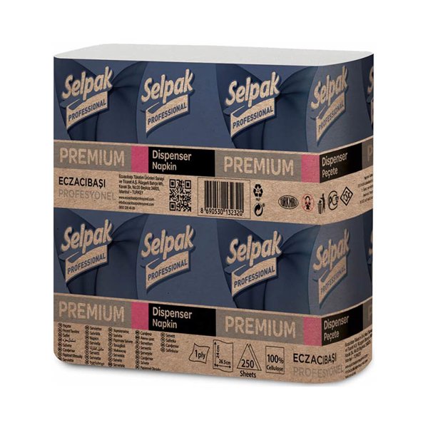 SELPAK PREMİUM DİSPANCER PEÇETE 250 Lİ 