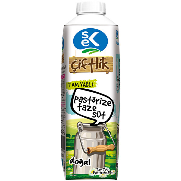 SEK YENİ NESİL ÇİFTLİK SÜT 1/1 12 ADET