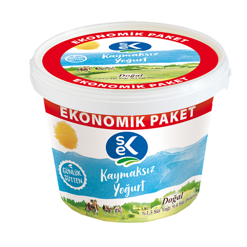 SEK YARIM YAĞLI KOVA YOĞURT 2000 GR 4 ADET