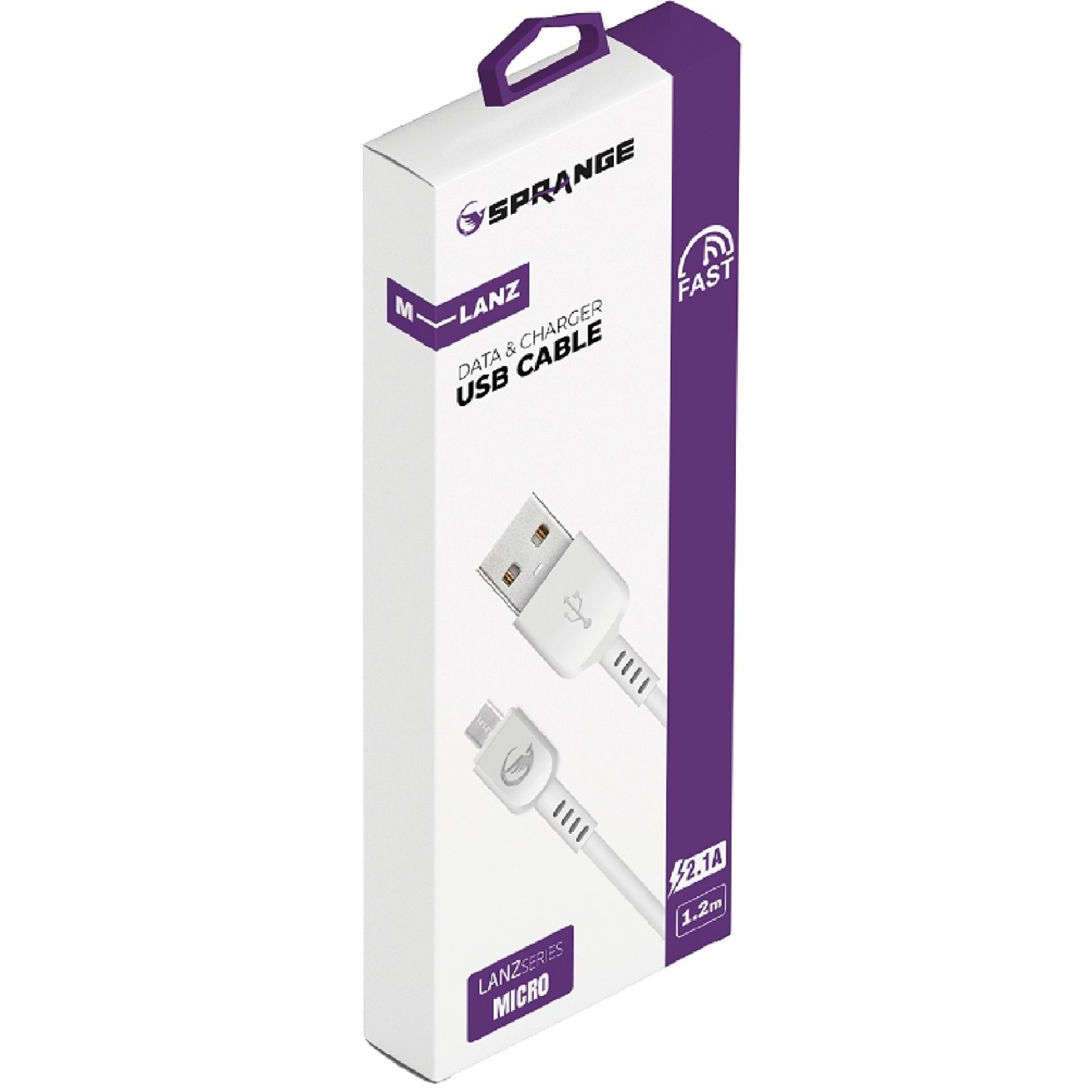 SPRANGE M-LANZ 2.1A MİCRO KABLO DATA VE ŞARJ KABLO