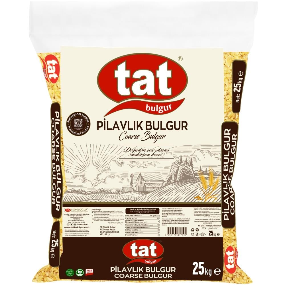 TAT PİLAVLIK BULGUR 25 KG