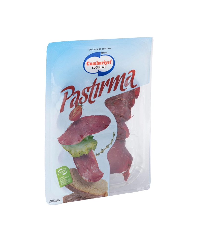 CUMHURİYET ÇEMENİ SIYRILMIŞ SEÇME PASTIRMA 90 GR 