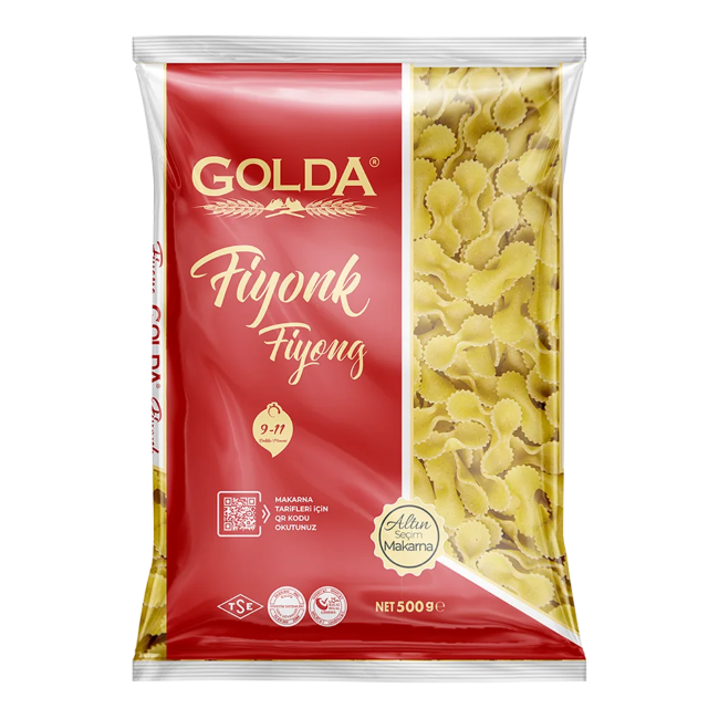 GOLDA FİYONK MAKARNA 500 GR 20 ADET
