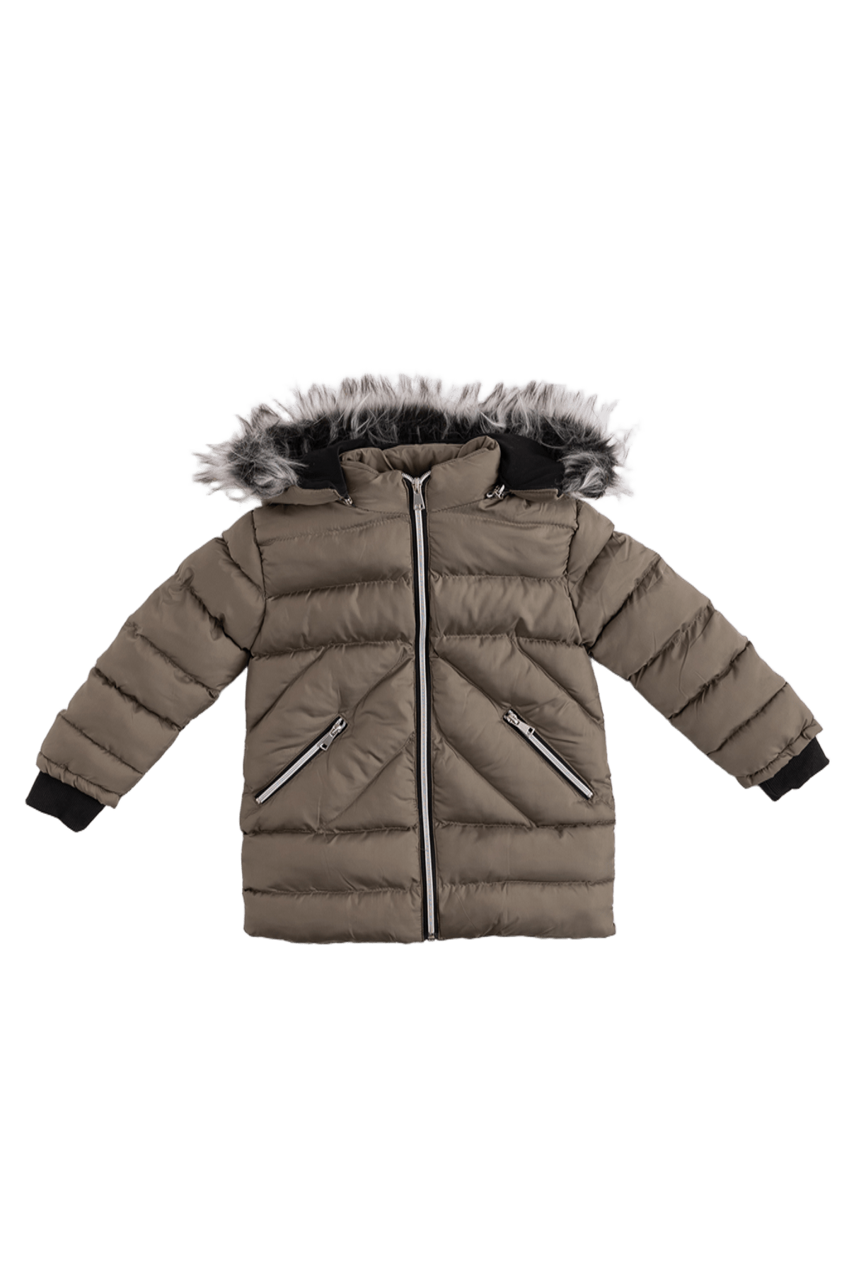 MUDİ LİNE  KIZ Z DESEN KABAN 1-4 YAŞ